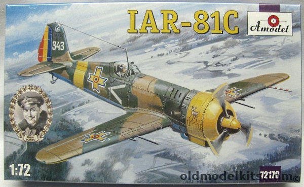 Amodel 1/72 IAR-81C Romanian Fighter, 72170 plastic model kit